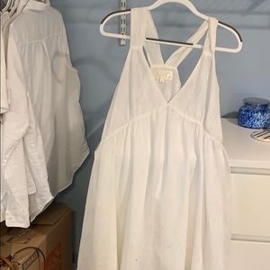 White tank dress from JOA